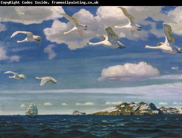 Arkady Alexandrovich Rylov In the Blue Expanse